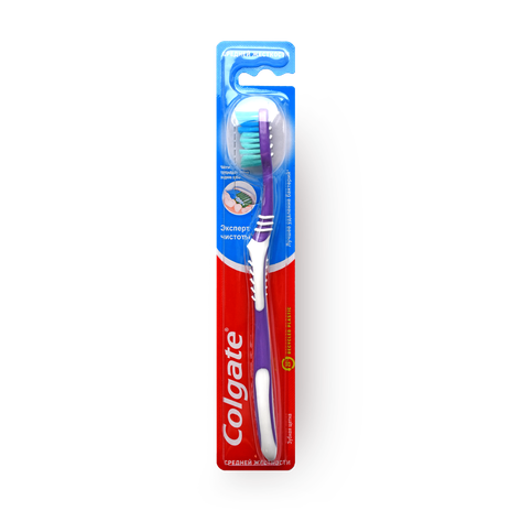 Зубная щётка Colgate Эксперт Чистоты средняя жёсткость
