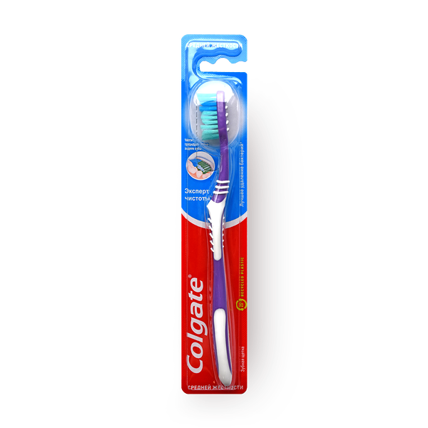 Зубная щётка Colgate Эксперт Чистоты средняя жёсткость