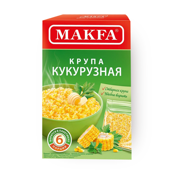 Крупа кукурузная Makfa в варочных пакетах