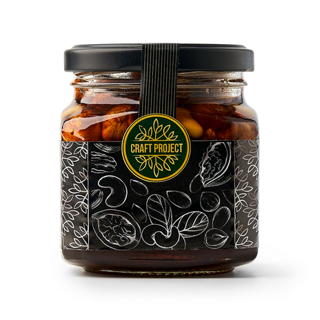 Мёд померанцевый Ореховое ассорти Craft Project