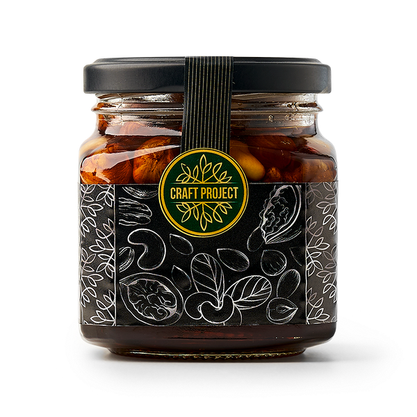 Мёд померанцевый Ореховое ассорти Craft Project