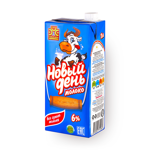 Молоко 6% «Новый день»