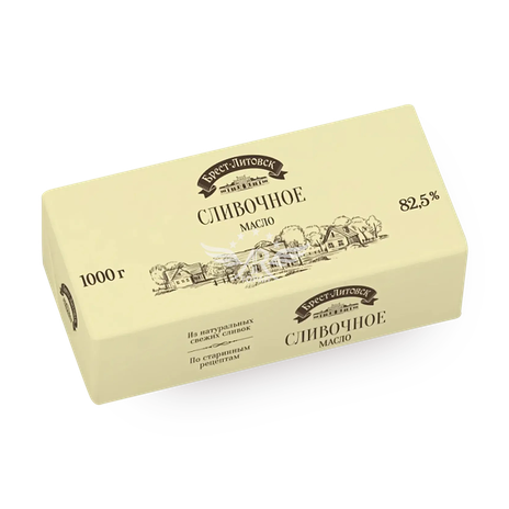 Масло сладко-сливочное несолёное «Брест-Литовск» 82,5%
