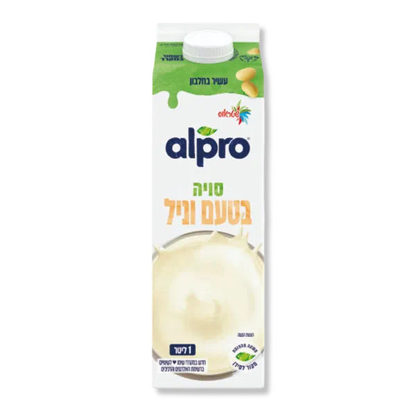 אלפרו משקה סויה וניל בקירור