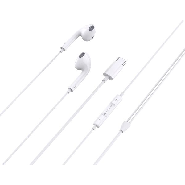 METC420 TYPE-C Wired Headphones White MIRACASE