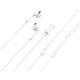 METC420 TYPE-C Wired Headphones White MIRACASE