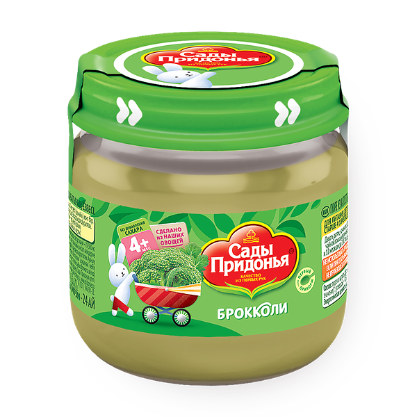 Пюре «Сады Придонья» брокколи с 4 месяцев