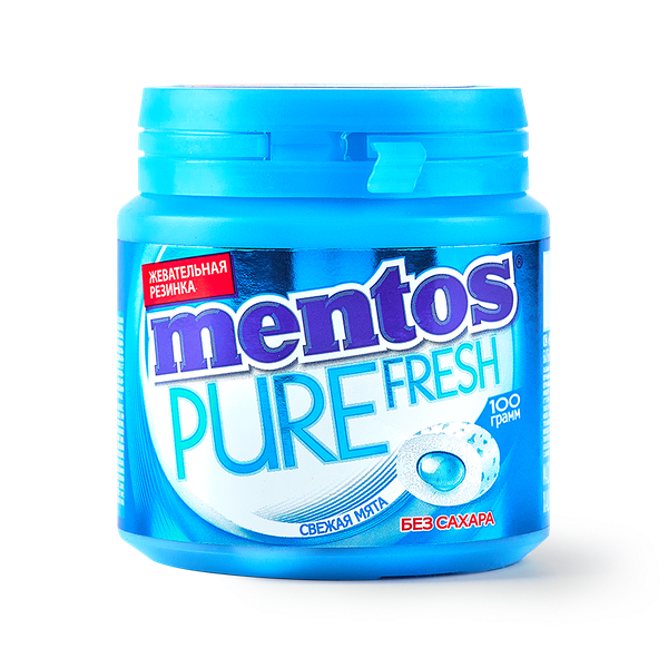 Жевательная резинка Mentos Pure Fresh свежая мята