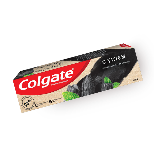Зубная паста Colgate Naturals эффективное отбеливание с углём