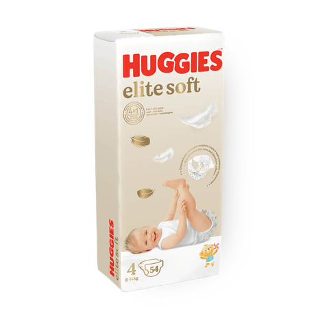 Подгузники Huggies Elite Soft размер 4 8-14 кг