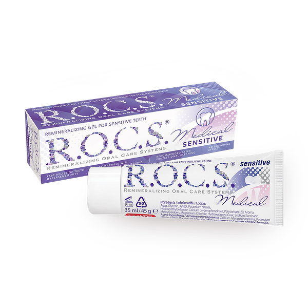 Зубная паста-гель R.O.C.S. Medical Minerals Sensitive для реминерализации