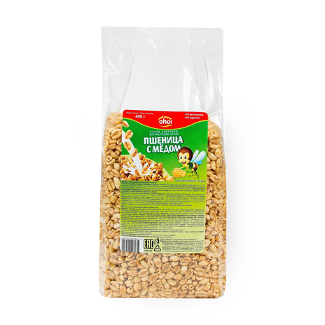 Сухой завтрак Oho пшеница с мёдом