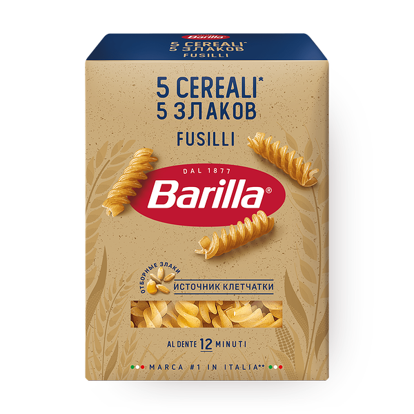 Макароны Fusilli 5 злаков Barilla