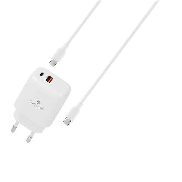 מטען קיר 18W+20W + כבל MIR   C TO C