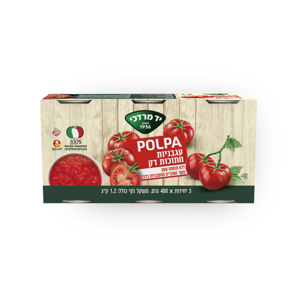 Yad Mordechai Polpa- fine sliced tomatoes