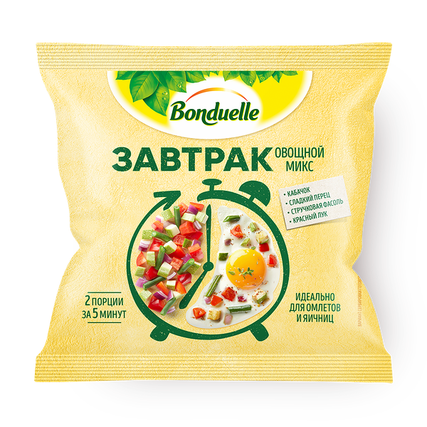 Овощной микс для завтрака с кабачком Bonduelle