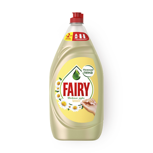 Средство для мытья посуды Fairy Нежные руки ромашка и витамин E
