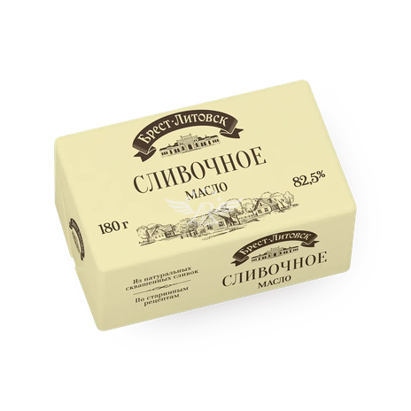 Масло сладко-сливочное несолёное «Брест-Литовск» 82,5%