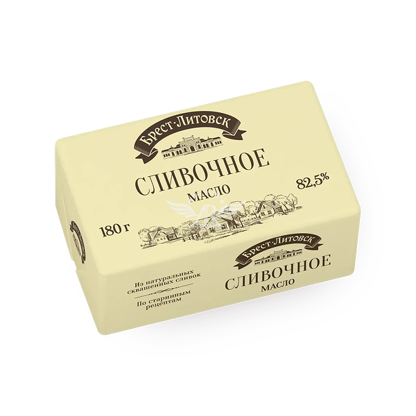 Масло сладко-сливочное несолёное «Брест-Литовск» 82,5%