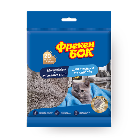 Салфетка для мебели и техники «Фрекен Бок» микрофибра