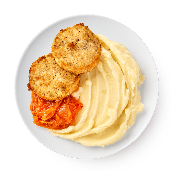 Тучикены с картофельным пюре «Сегодня»