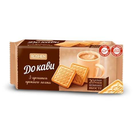 Coffee biscuit with milk flavor Roshen