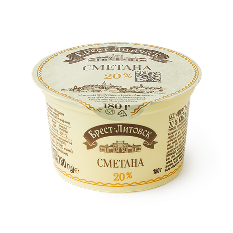 Сметана «Брест-Литовск» 20%