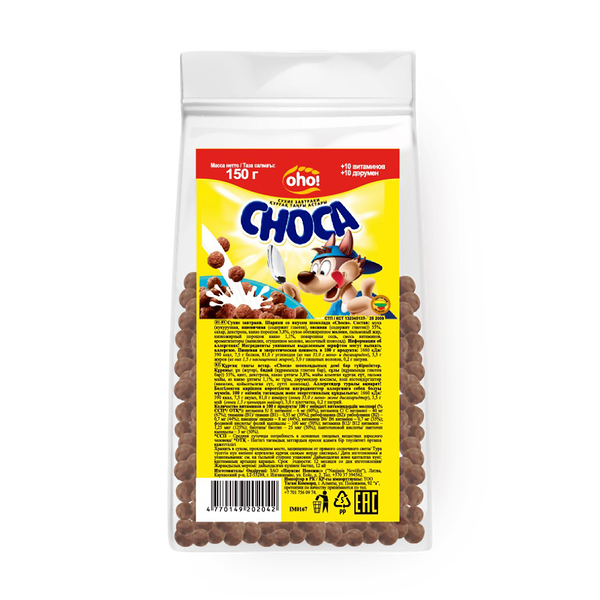 Сухой завтрак Choco Oho