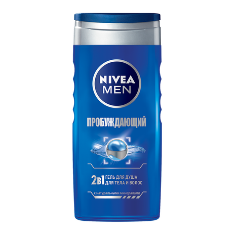 Гель для душа 2 в 1 Nivea Men Пробуждающий