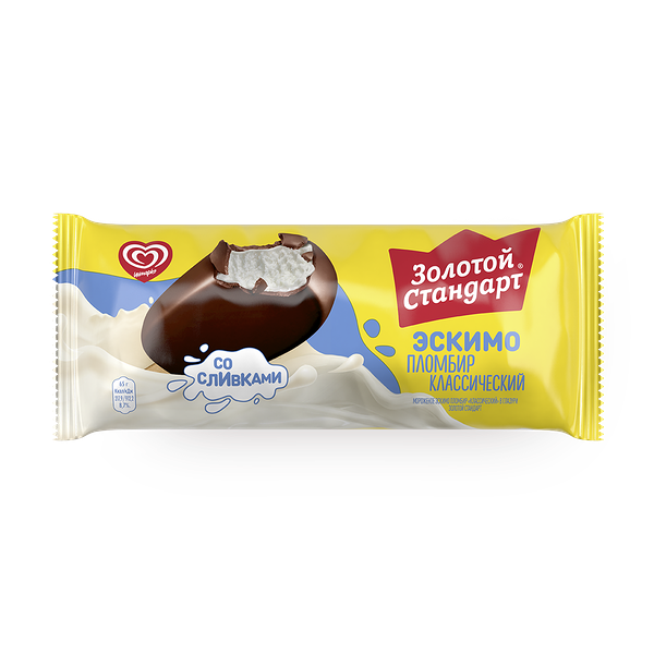 Мороженое «Инмарко» Золотой стандарт, эскимо