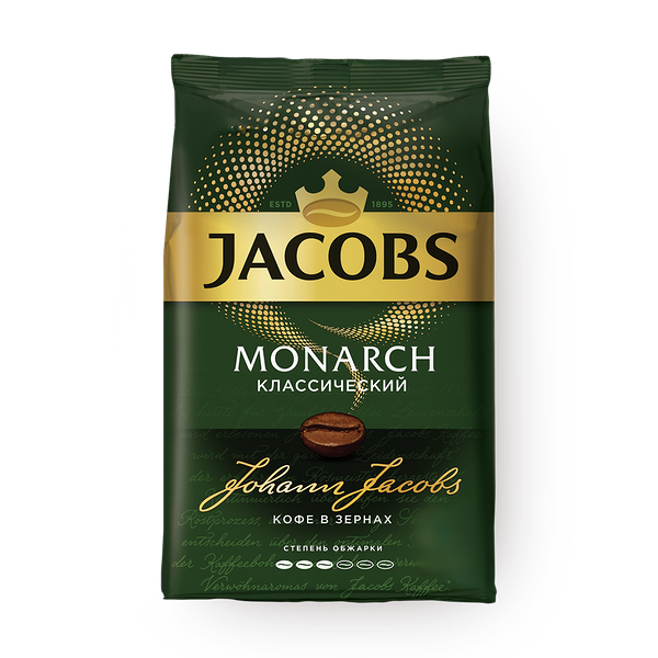 Кофе в зёрнах Jacobs Monarch Классический