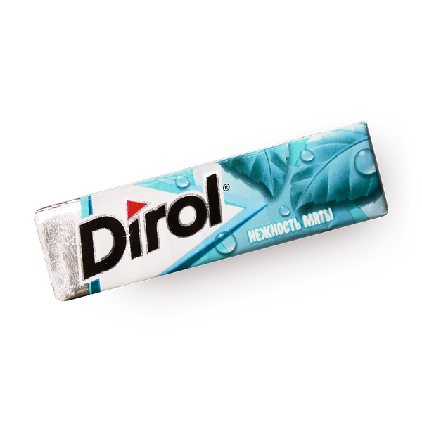 Жевательная резинка Dirol нежность мяты