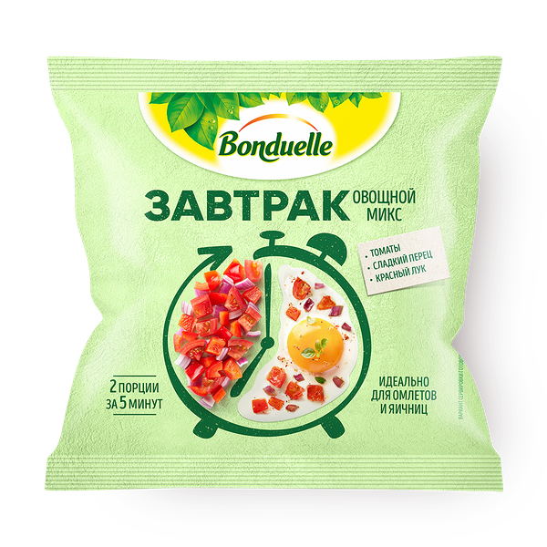 Овощной микс для завтрака с томатами Bonduelle