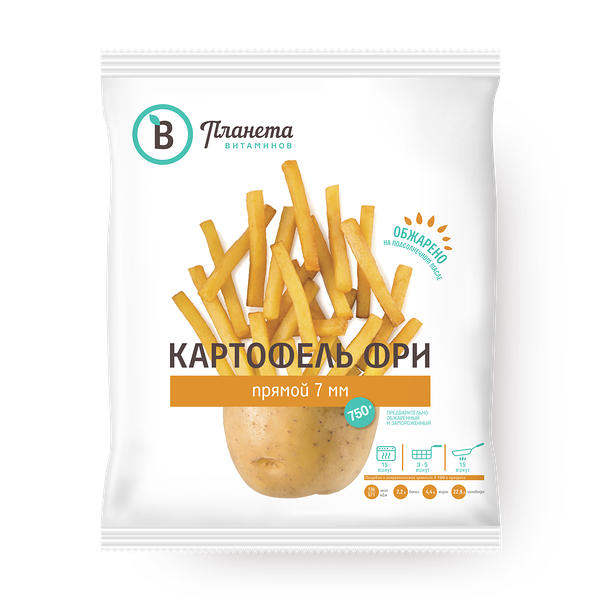 Картофель фри «Планета витаминов» замороженный