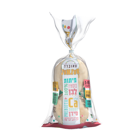 טאוברד פיתות ג'וניור 100% כוסמין לבן