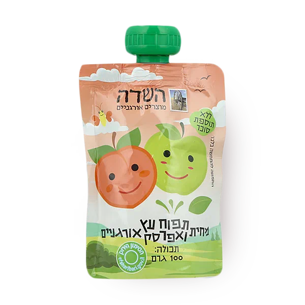 Organic Apple and Peach puree