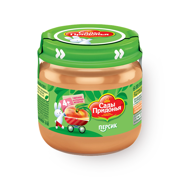 Пюре «Сады Придонья» персик с 4 месяцев