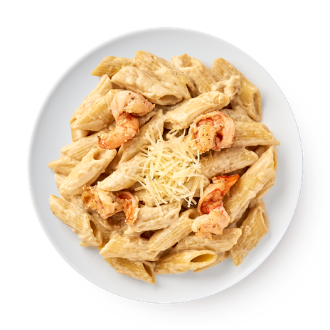 Пенне с креветками «Сегодня»