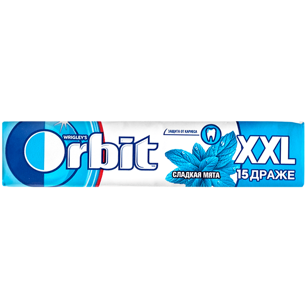Жевательная резинка Orbit XXL сладкая мята