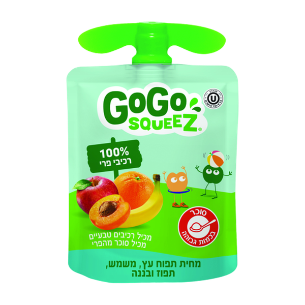GoGo Squeez Apple Apricot Orange and Banana Puree