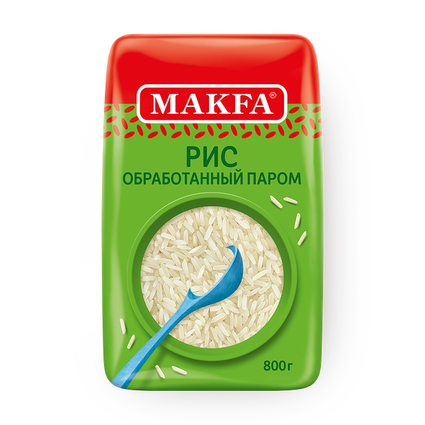 Рис длиннозёрный Makfa обработанный паром