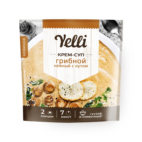 Крем-суп Yelli грибной с нутом
