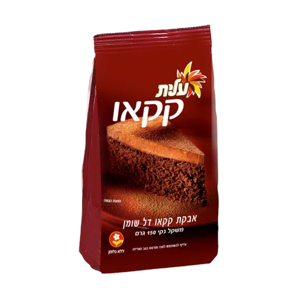 אבקת קקאו דל שומן עלית