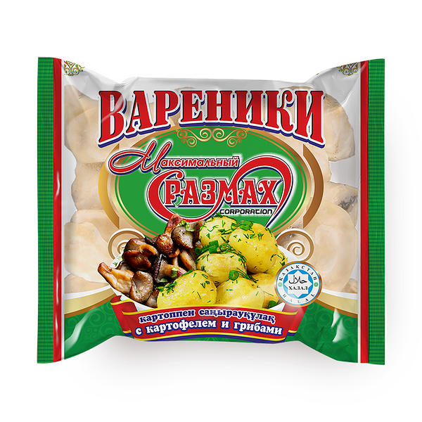 Вареники с картофелем и грибами «Максимальный размах»