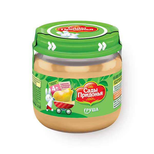 Пюре «Сады Придонья» груша с 4 месяцев