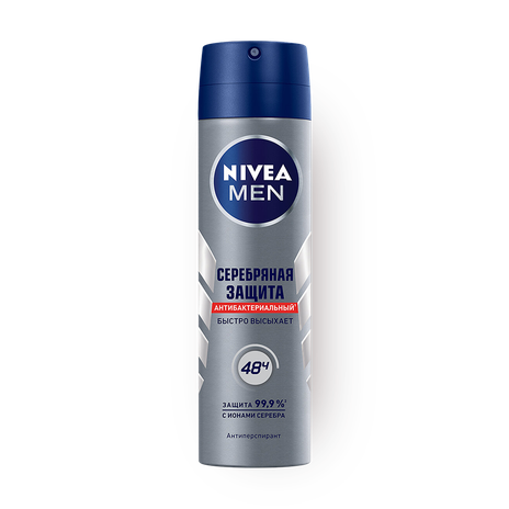 Дезодорант Nivea Серебряная защита, спрей