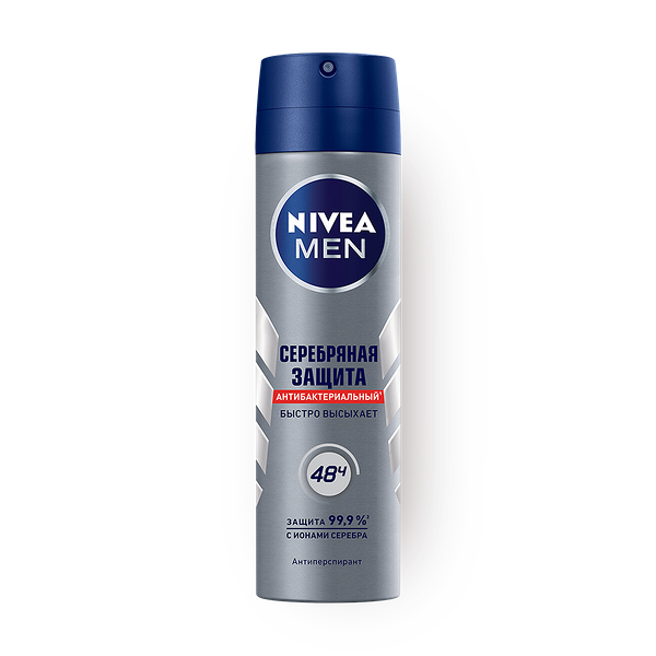 Дезодорант Nivea Серебряная защита, спрей