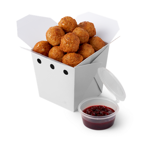 Фрикадельки шведские с брусничным соусом «Из Лавки» 10 шт