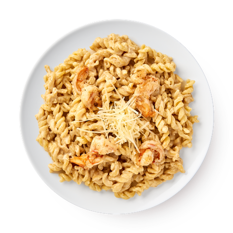 Паста Фузилли с креветками «Сегодня»