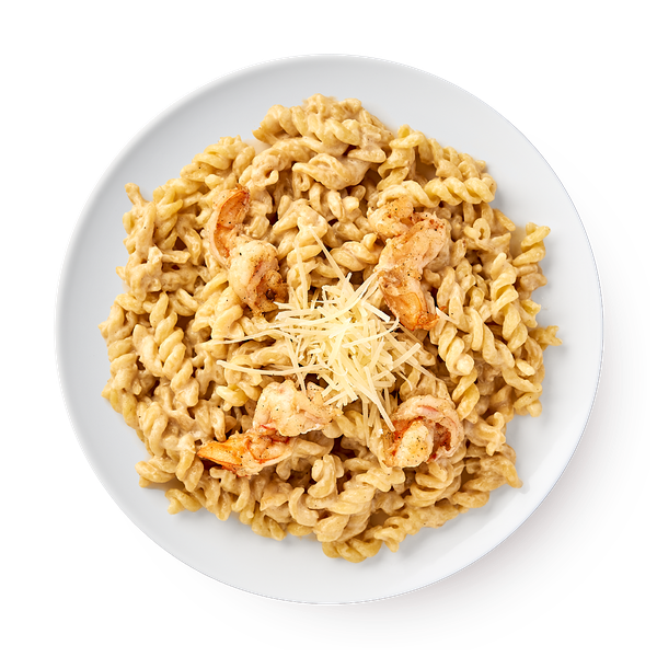 Паста Фузилли с креветками «Сегодня»